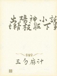 出阳神小说txt精校版下载封面