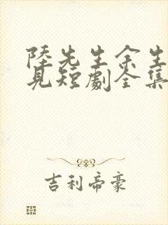 陆先生余生不再见短剧全集免费封面