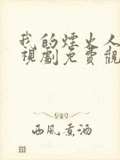 我的烟火人间电视剧免费观看全集