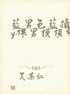 蓝男色蓝摄gay裸男模视频封面