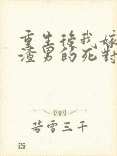 重生后我嫁给了渣男的死对头在线封面