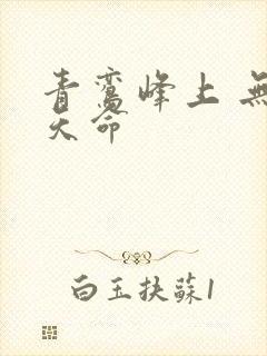 青鸾峰上 无敌天命