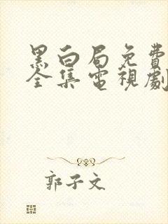 黑白局免费观看全集电视剧