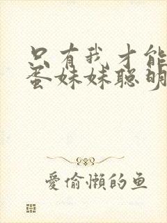 只有我才能让笨蛋妹妹聪明