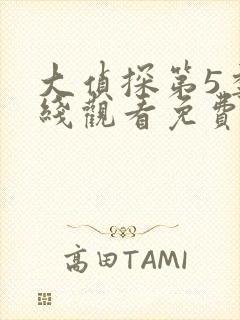 大侦探第5季在线观看免费版高清