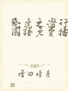 飞虎之潜行极战国语免费播放封面