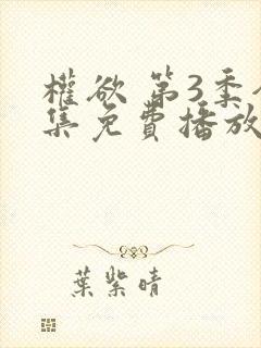 权欲 第3季全集免费播放在线观看