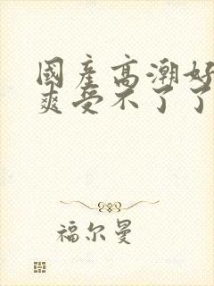 国产高潮好大好爽受不了了封面