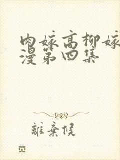 肉嫁高柳嫁家动漫第四集封面