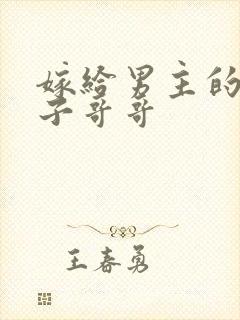 嫁给男主的病秧子哥哥封面