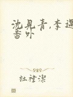 沈见青,李遇泽番外封面