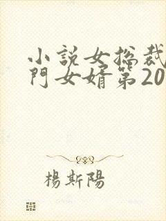 小说女总裁的上门女婿第20章