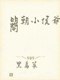 明朝小侯爷笔趣阁