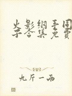 火影纲手同人本子合集免费观看