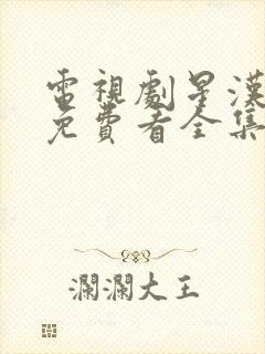 电视剧星汉灿烂免费看全集