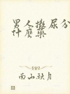 男人撒尿分叉用什么药