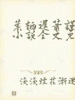 叶栖迟萧谨行的小说全文免费阅读最新章节