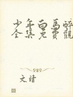 少年白马醉春风全集免费观看17集