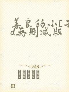 善良的小[子hd无删减版