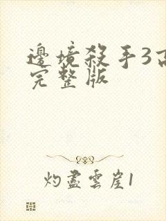 边境杀手3高清完整版