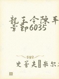 龙王令陈平最新章节6035