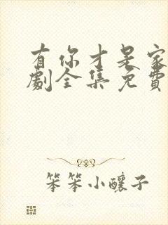 有你才是家电视剧全集免费观看高清