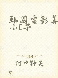 韩国电影善良的小[子