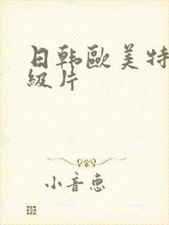 日韩欧美特黄一级片