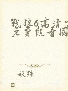 战狼6高清完整免费观看国语