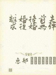 离婚后前夫哭着求复婚无弹窗免费阅读