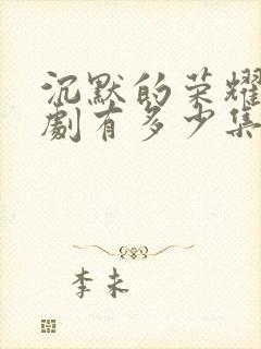 沉默的荣耀电视剧有多少集