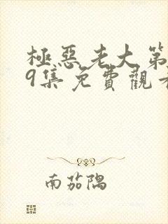 极恶老大第二季9集免费观看