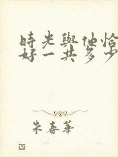 时光与他恰是正好一共多少集?封面