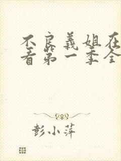 不良义姐在线观看第一季全集