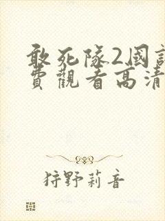 敢死队2国语免费观看高清完整版