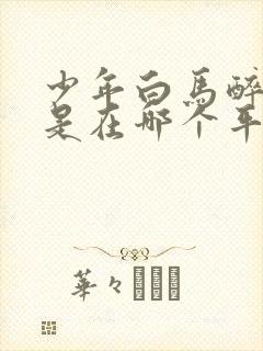 少年白马醉春风是在哪个平台上看