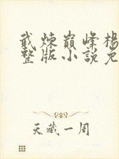 武炼巅峰杨开完整版小说免费阅读