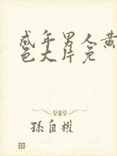 成年男人黄网站色大片免