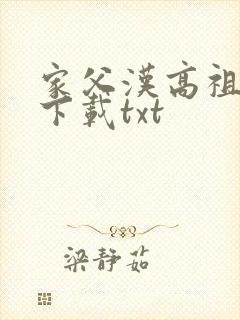 家父汉高祖小说下载txt