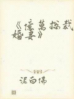 《亿万总裁的隐婚妻》