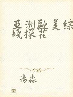 亚洲欧美综合在线探花