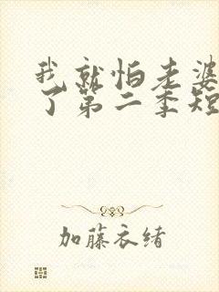 我就怕老婆怎么了第二季短剧免费观看封面