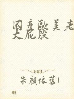 国产欧美老熟妇大屁股