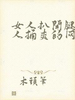 女人扒开腿让男人捅爽的网站