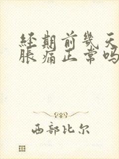 经期前几天乳房胀痛正常吗?