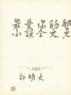 最爱你的那十年小说全文免费阅读