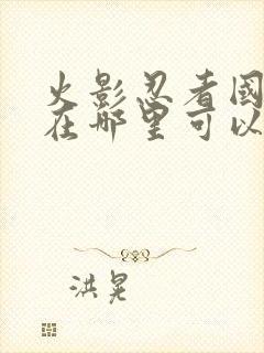 火影忍者国语版在哪里可以看