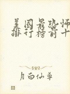 美国最恐怖电影排行榜前十名封面