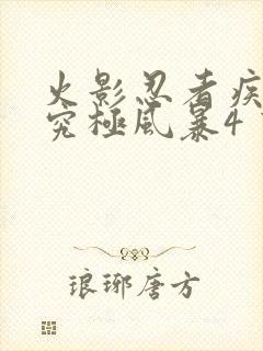 火影忍者疾风传究极风暴4 下载