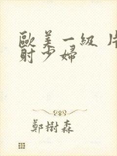 欧美一级 片内射少妇封面